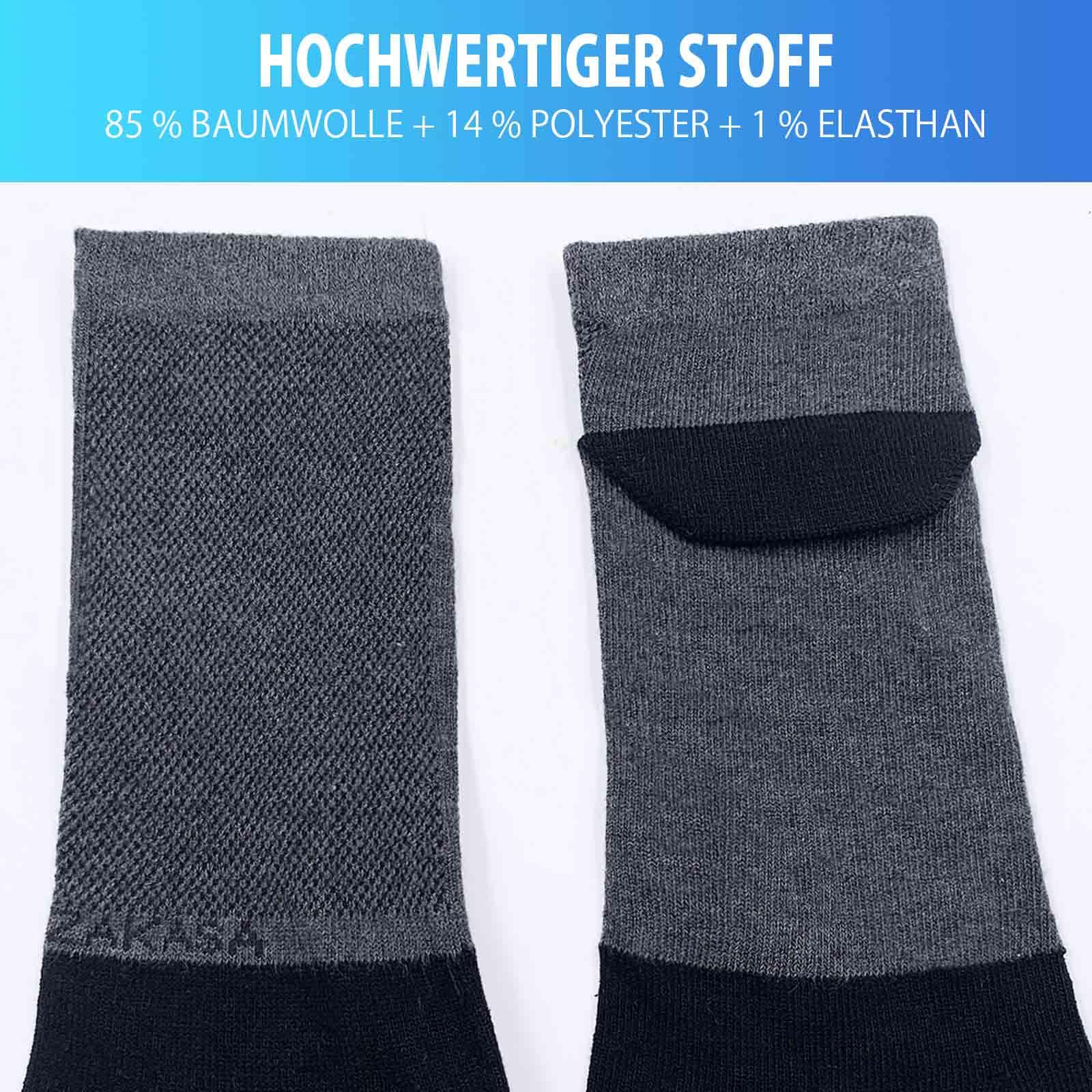 PUTUO Zehensocken für Herren Sneaker Socken: Laufsocken mit 5 Zehen aus Baumwolle Männer Kurz Sportsocken Atmungsaktiv Sneakersocken Anti-blasen Wandersocken für Herren 5 Paar