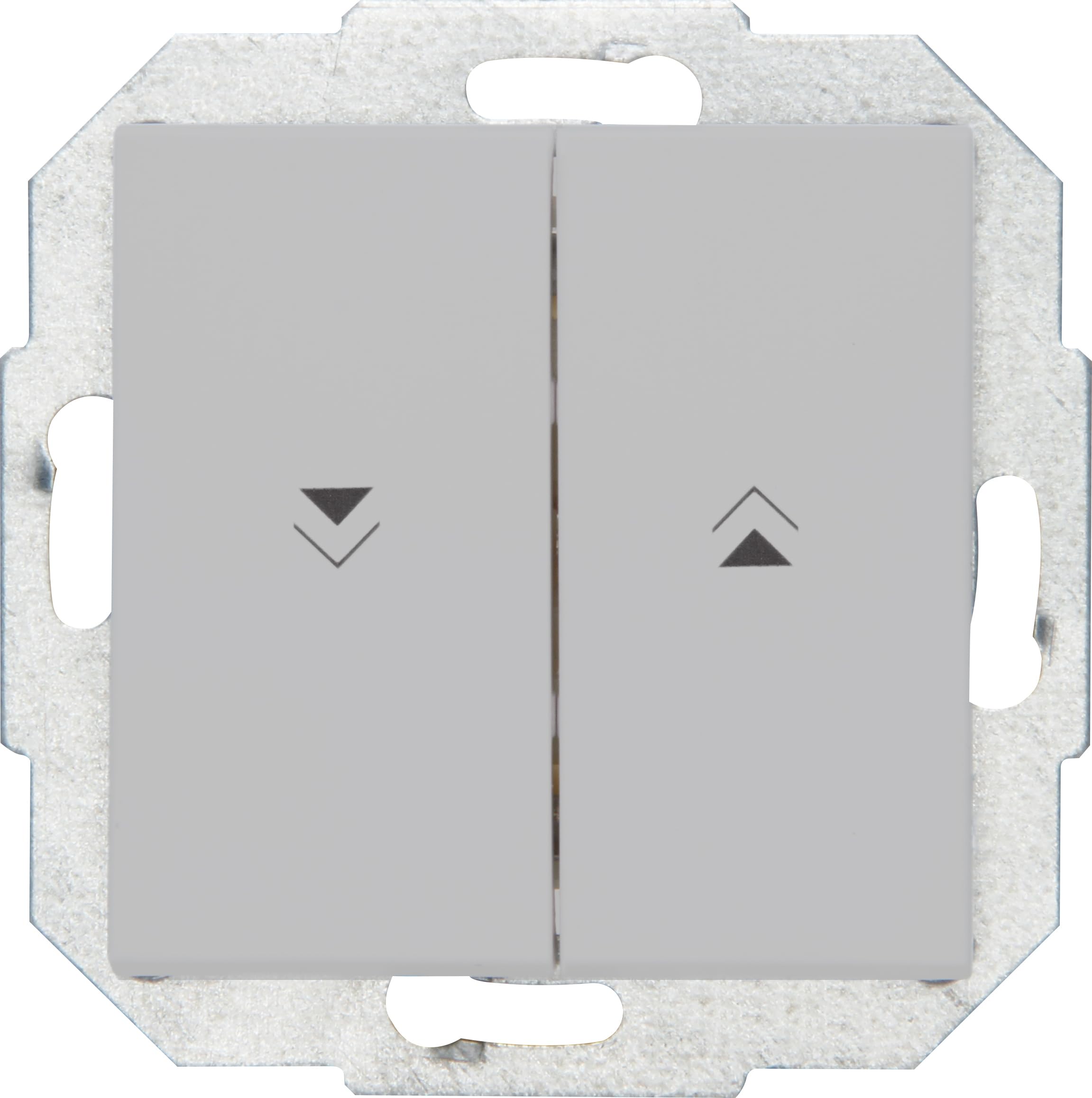 Kopp Athenis Jalousieschalter, IP20, grau, matte Oberfläche, 588534085