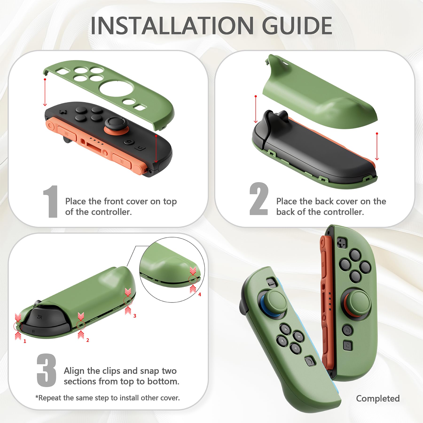 PlayVital Funda Protectora para Nintendo Switch 2 (2025) - Carcasa Rígida Dockable con Soporte Plegable y Tapas para Joysticks, Protector para Switch 2 - Color Sólido Serie (Clásico SNES)