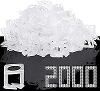 Vista 9 de DGSL Sistema de nivelación de azulejos, 400 piezas separadores de azulejos clips de herramientas de azulejos de 1/8 pulgadas, herramientas