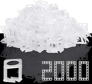 DGSL Tile Leveling System 2000PCS 1/8" Spacers Clips - Anti-Lippage Tools for Ceramic Stone Tile Wall Floor Installation
