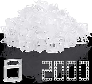 DGSL Tile Leveling System, 2000-Piece 1/8" Tile Spacers Clips Tile Tools, Tile Installation Tools for Professional Ceramic Tile and Stone Installation