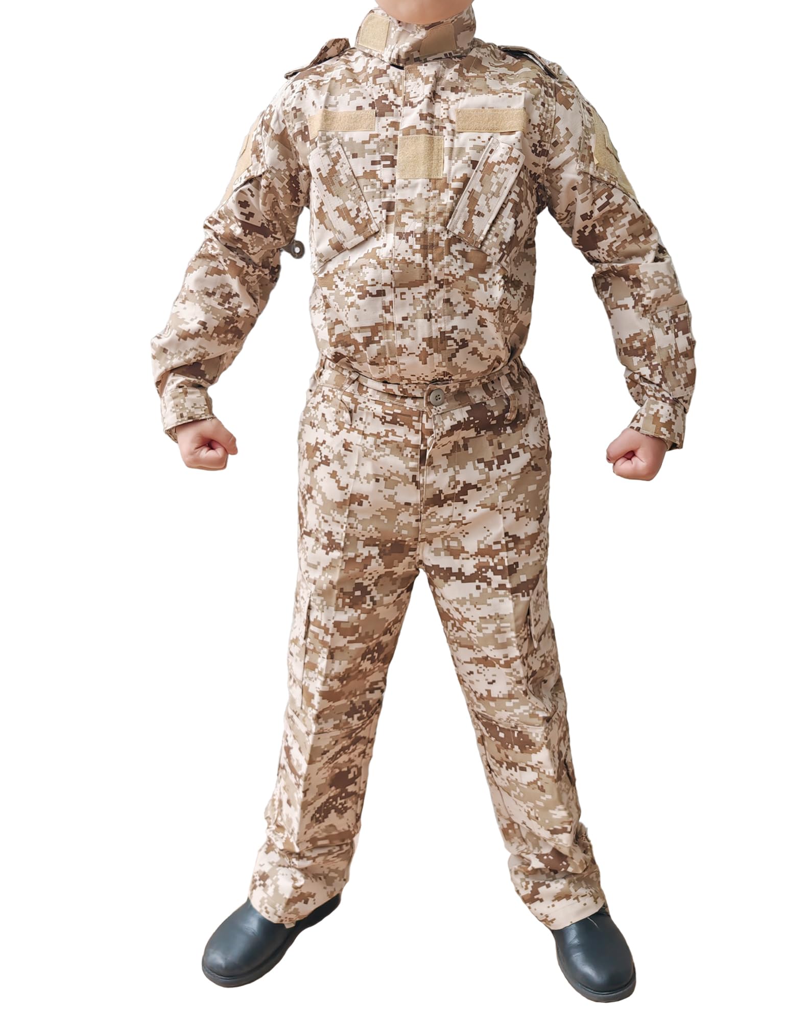 H World EU Tattico Airsoft Bambini Abbigliamento Bambini BDU Caccia Militare Camouflage Combattimento Uniforme Tuta Giacca Camicia e Pantaloni - 1