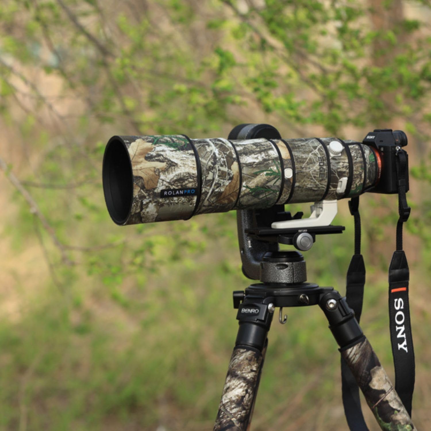 Rolanpro ROLANPRO Waterproof Lens Cover for Canon RF 100-500mm F/4.5-7.1 L is USM Camouflage Rain Cover-#27