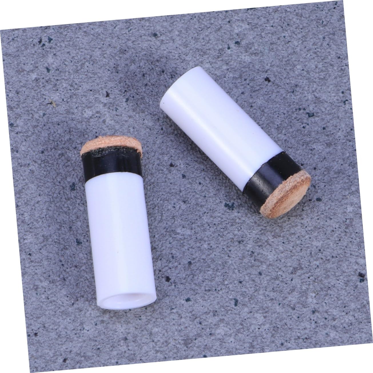 VICASKY 15Pcs Billiard Ferrules and Tips Durable Screw Tips for Enhanced Performance White Brown for Pool Maintenance and Replacement