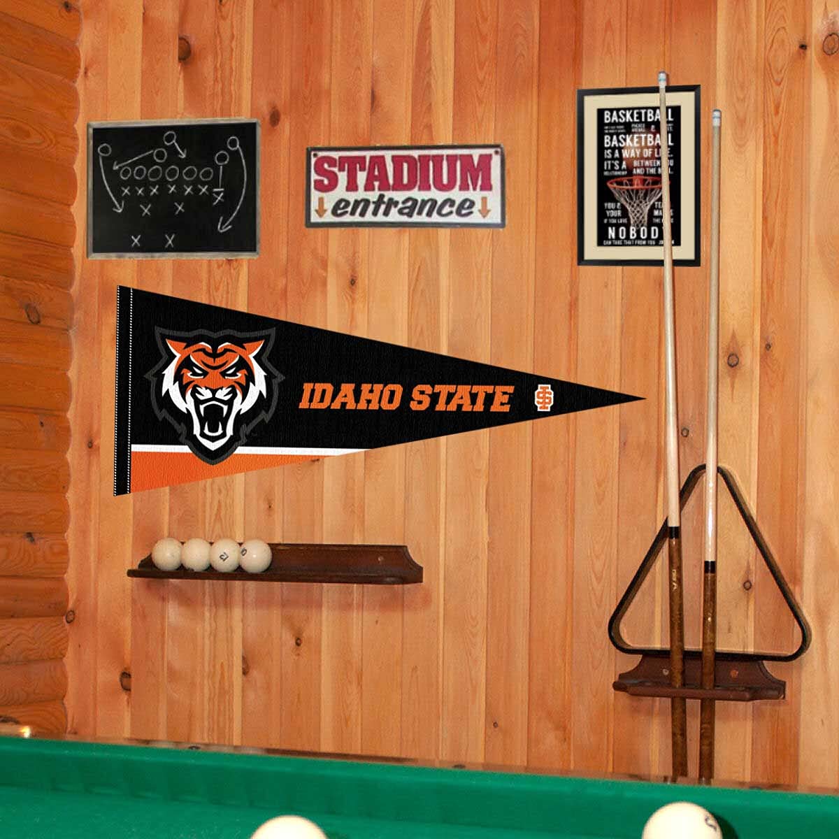 College Flags & Banners Co. Idaho State Bengals Pennant Full Size Felt