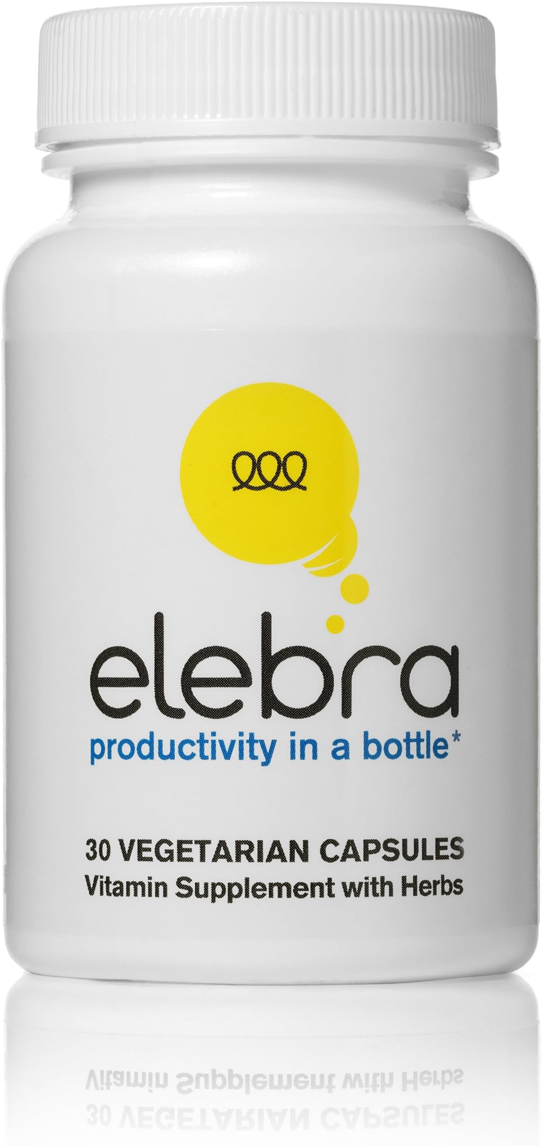 Elebra: Productivity in a Bottle (w/ Phosphatidylserine, Huperzine A & More; Veggie Pills) | Supports Focus & Concentration