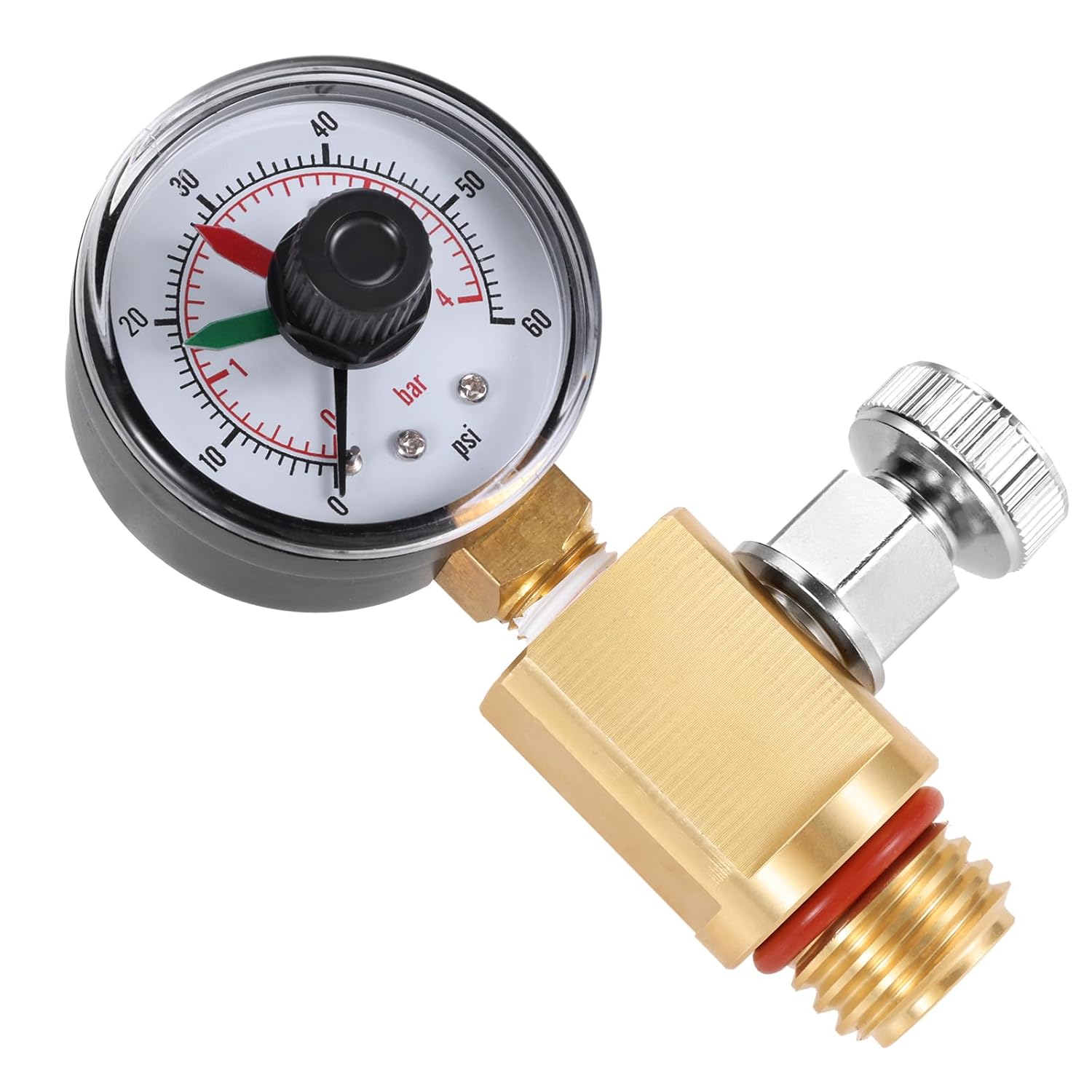 24850-0105 Air Relief Valve and Gauge Assembly Compatible with Sta-Rite System 3 Modular Media SM Series and Spa Cartridge Filter