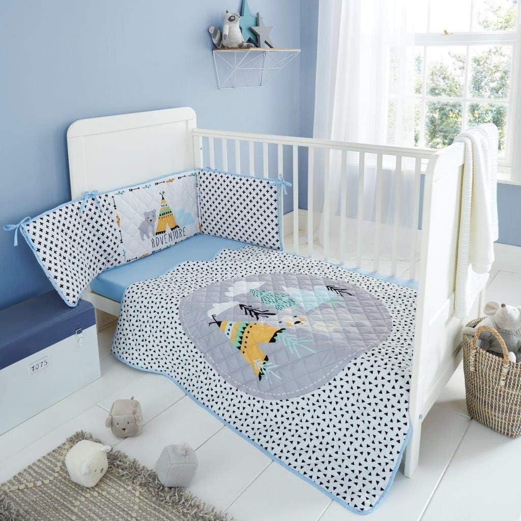 cot bedding and bumper set