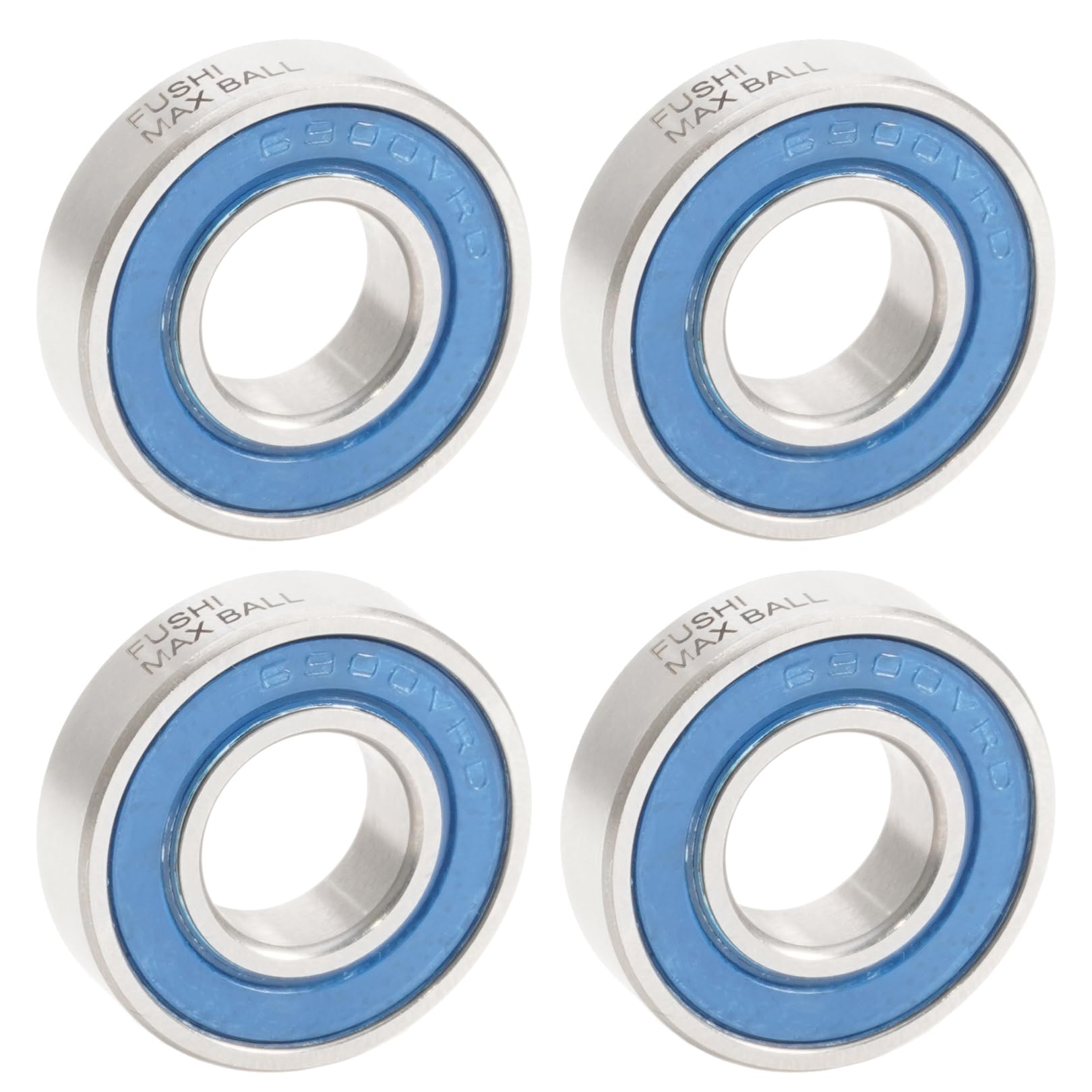 6900 VRS MAX Cartridge Bearings, Size 10x22x6mm Chrome Steel Blue