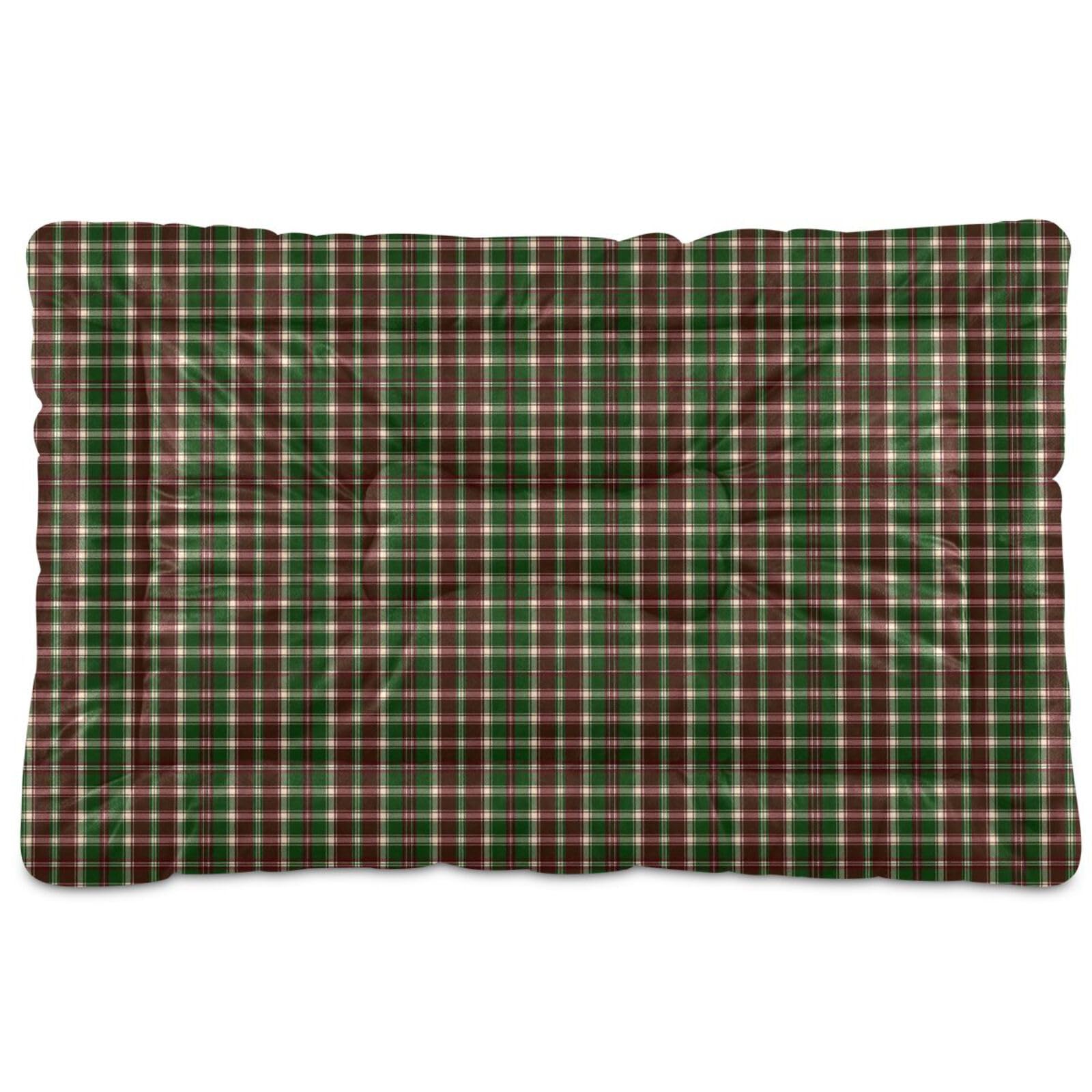 Lit pour chien ultra doux anti stress pour chaton et petit chien motif carreaux