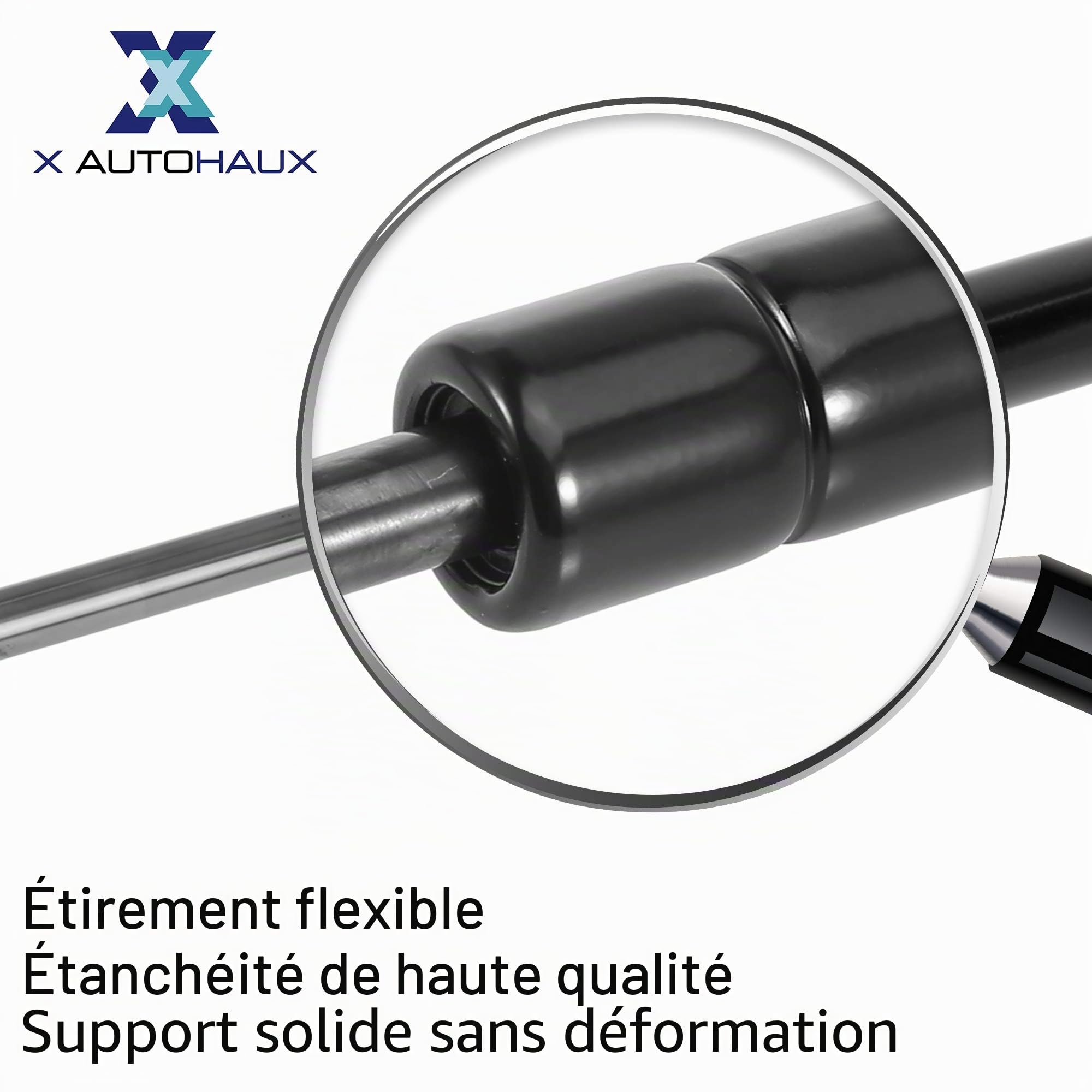 X AUTOHAUX Vérin À Gaz 40Lb 2Pcs Noir pour Voiture Camping-Car