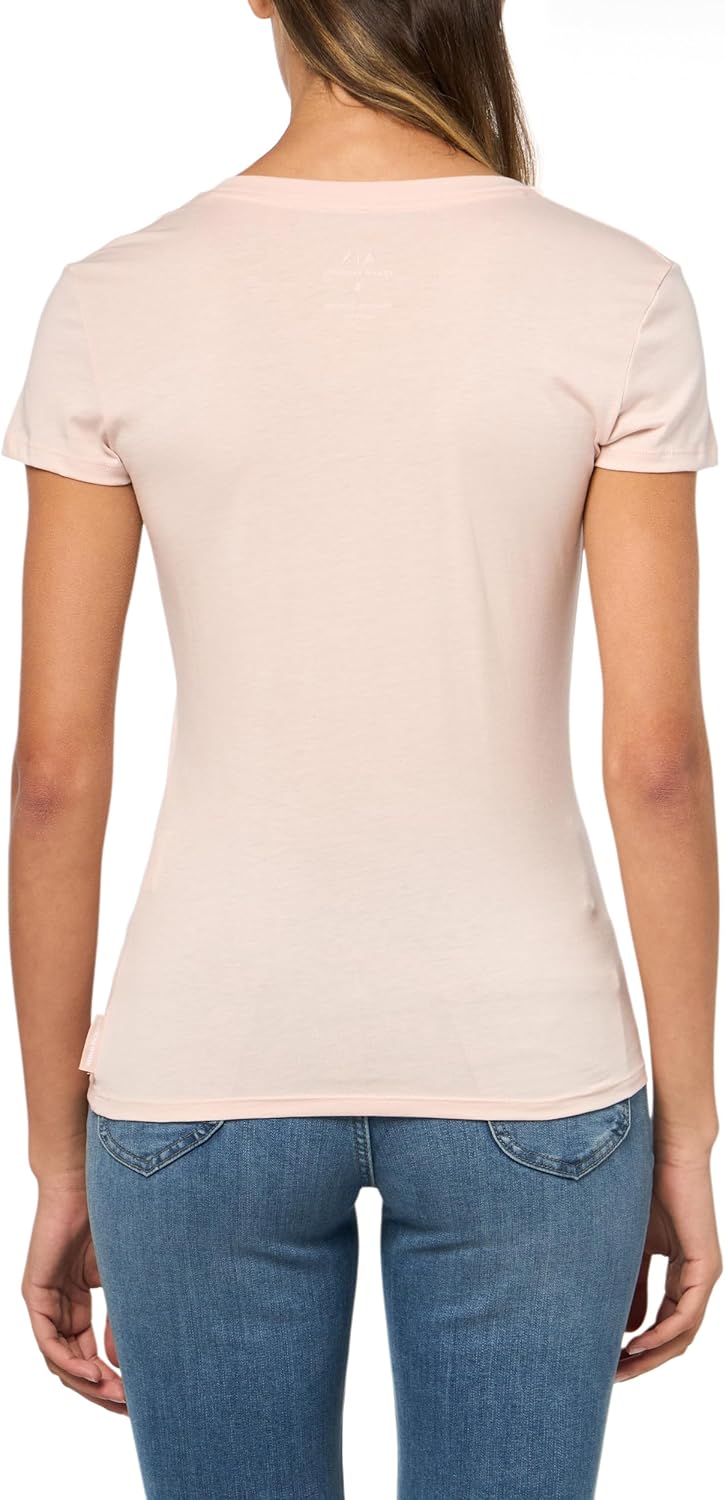 Armani Exchange Women's Long Sleeve Corporate Logo Pima Cotton Tee - Image 2