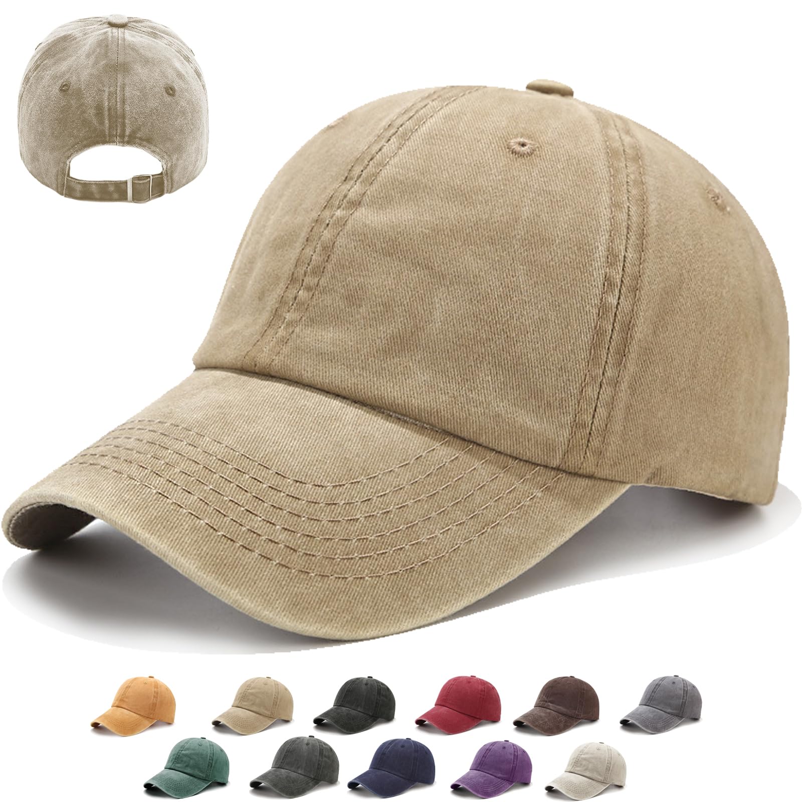 Gorra de Béisbol Unisex Ajustable Solar Ligera para Hombre Mujer Casual Running Tenis Golf