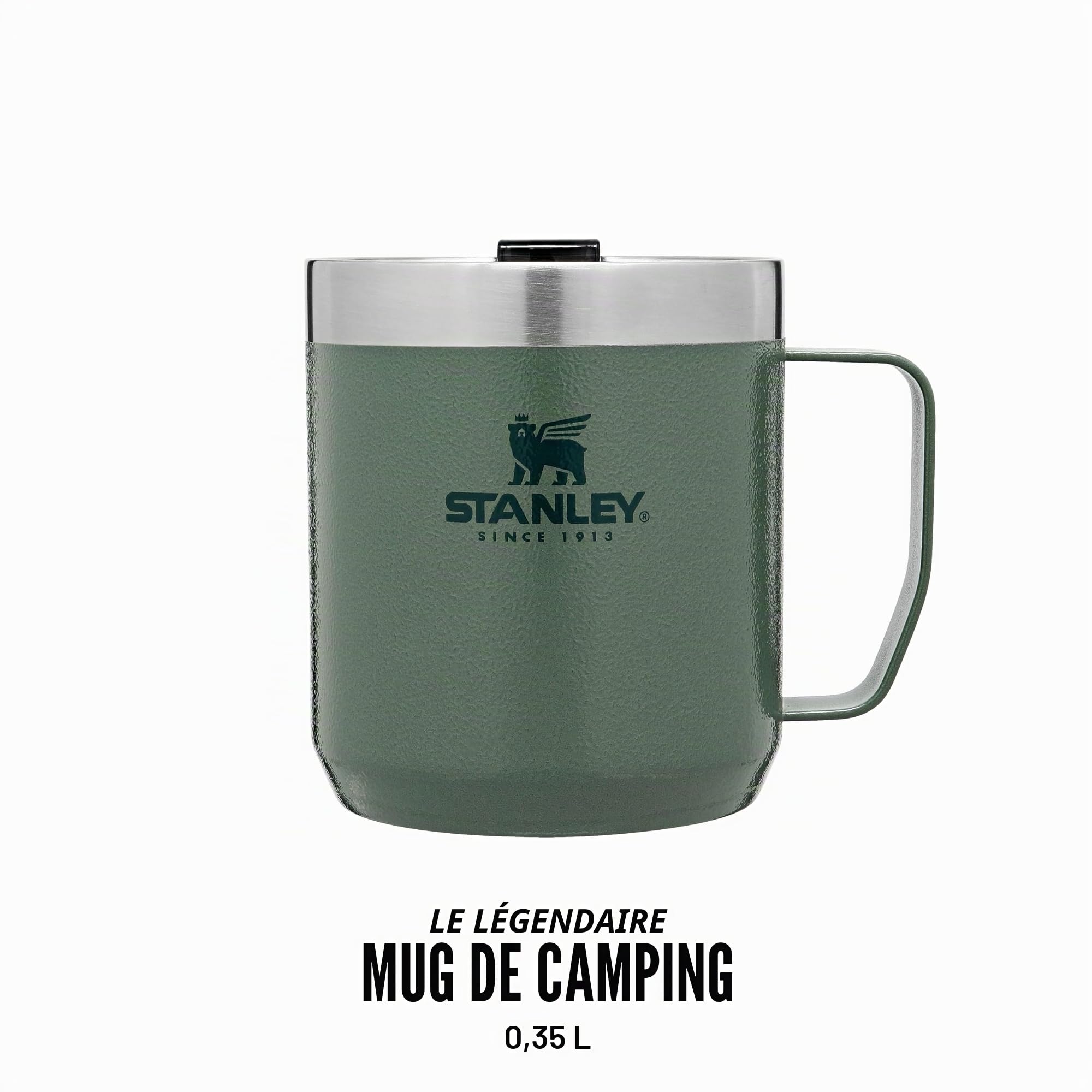 Stanley Classic Legendary Camp Mug Isotherme - 1-1.5 Heures à Chaud - 2-3 Heures à Froid - Lavable au Lave-Vaisselle - Sans BPA - Thermos Café - Gobelet Cafe - Tasse Isotherme