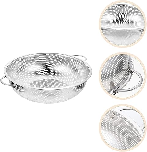 Miniatura 7 de Cesta de malla de acero inoxidable Frutas Verduras Cesta de drenaje Cesta de fregadero de frutas vegetales Colador Colador de frutas Herramientas de