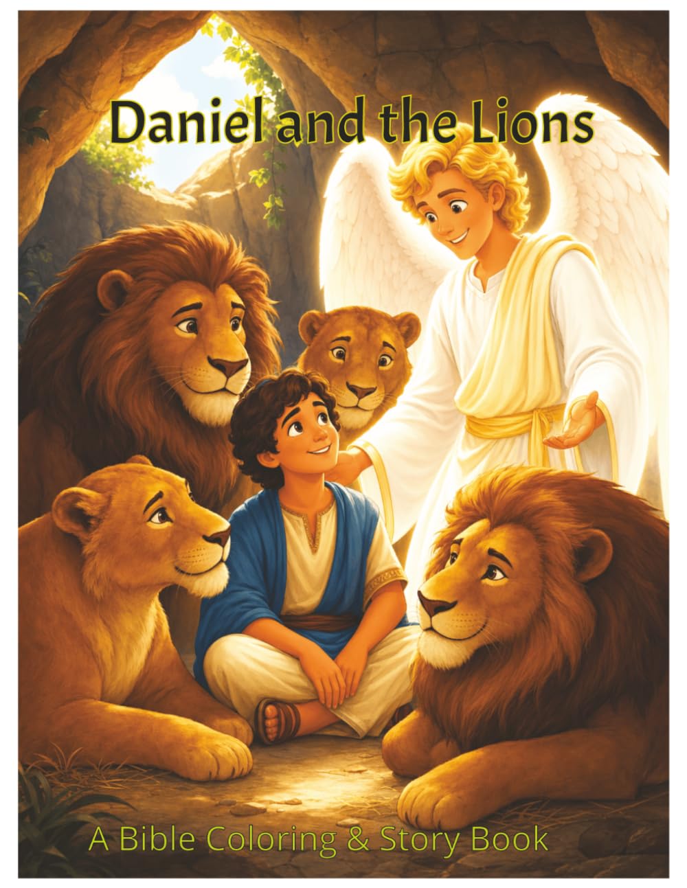 Daniel and the Lions: Bible Coloring & Story Book (Bible Heroes)