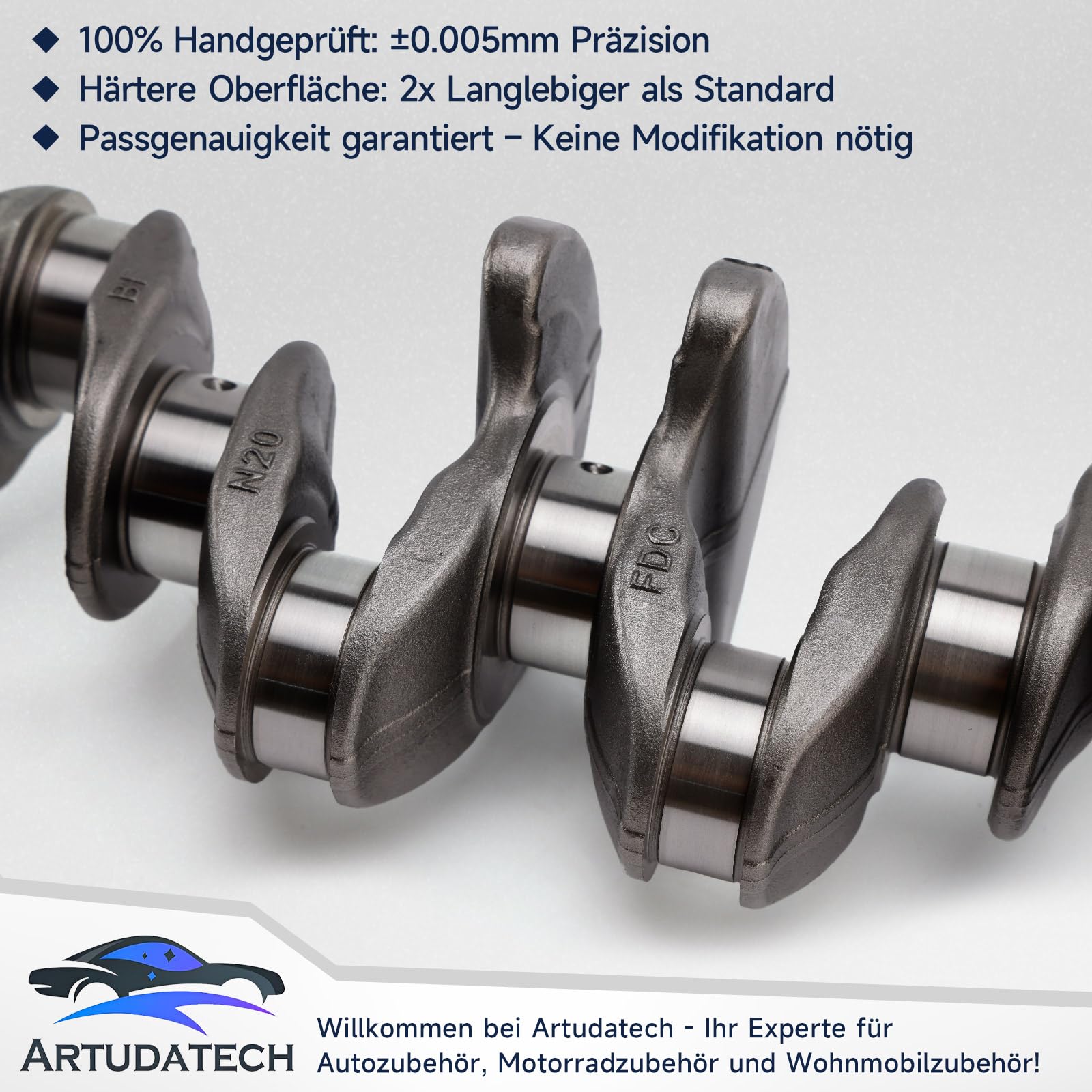 N20 Kit Albero Motore Crankshaft Biella e Cuscinetti per BMW 320i 328i 528i 2.0L Motore – Albero Motore, Biella, Cuscinetti 11217640165 11247624616