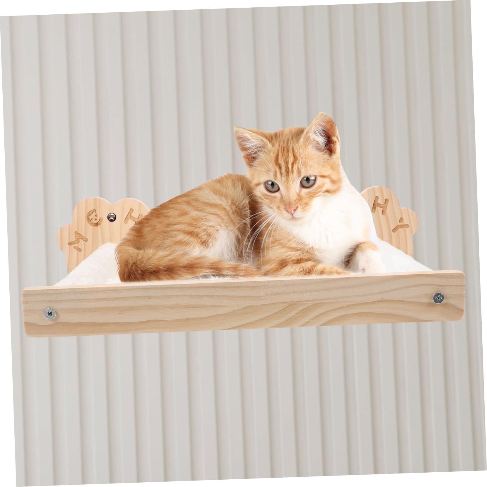 Yardwe Gabbia Per Gatti Da Parete Amaca Per Gatti Sospesa Letto Per Gattini Da Interno Cuccia Per Animali Domestici Facile Da Installare Design Semplice Robusto e Capacità Portante