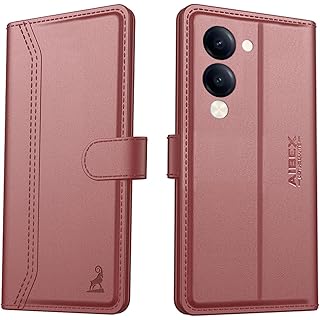 Vivo Leather Wallet Case - Brown 5G