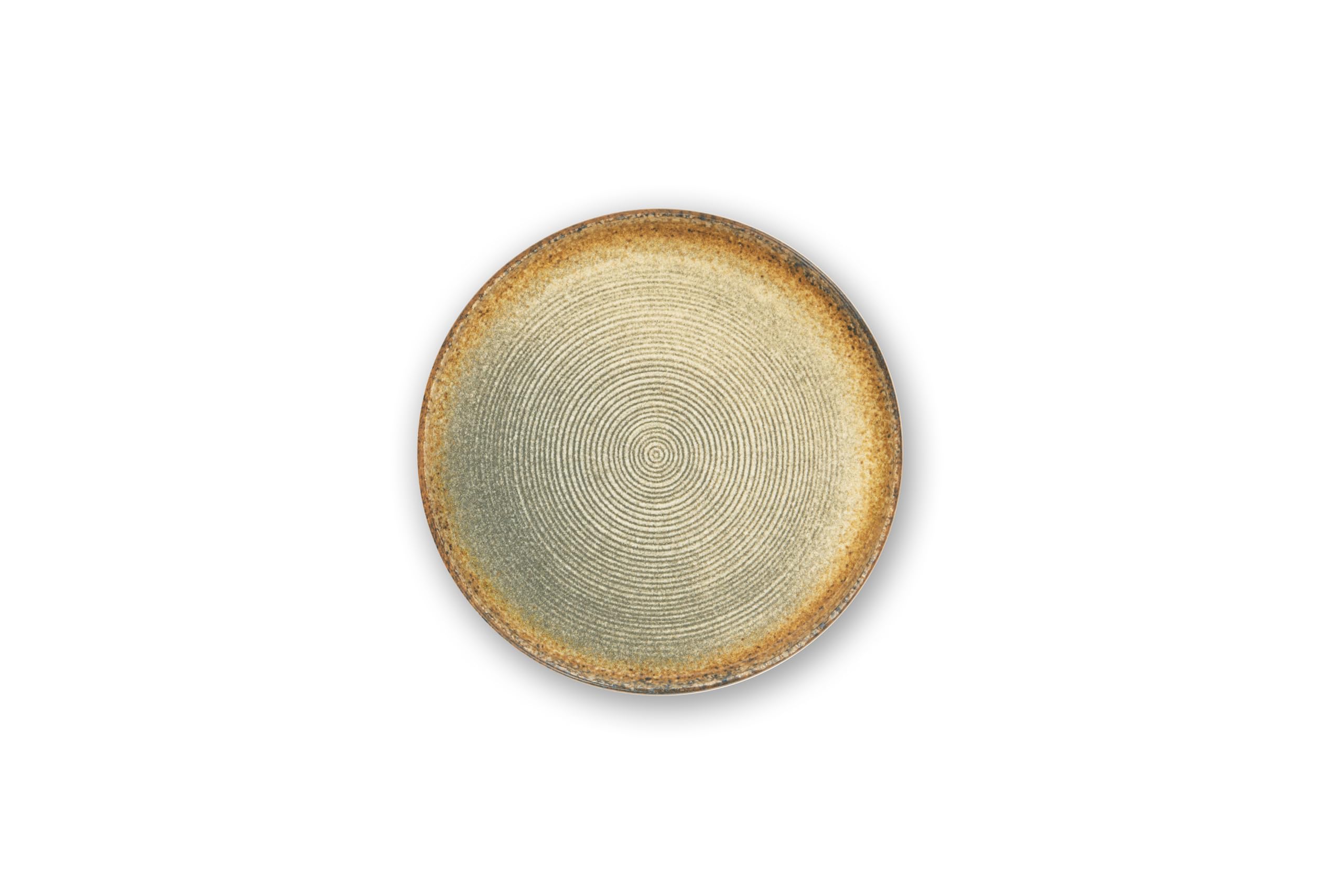 Excelsa Demetra Servizio Piatti 12 Pezzi, Ceramica, Effetto Reattivo, 4 Persone