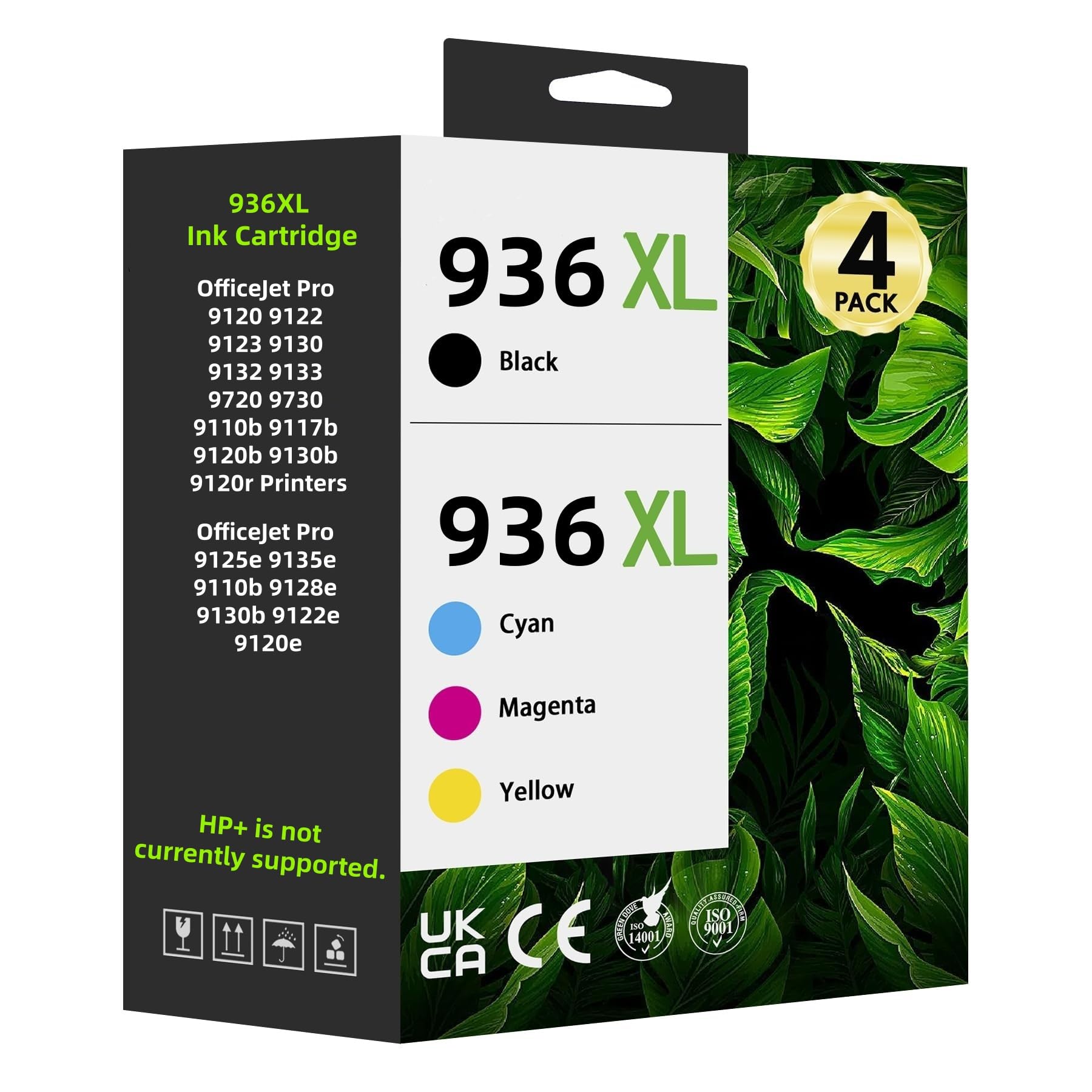 Photo 1 of 936e 936XL Ink Cartridge Combo Pack 4-Pack