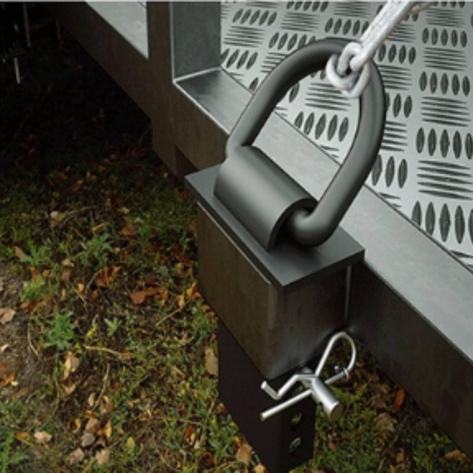 12 Piè Stake Pock pr Remorque Résistant Support Poteau En Acier En Canal Sûr Poche Pieu à Sder pr Transport Marchandises