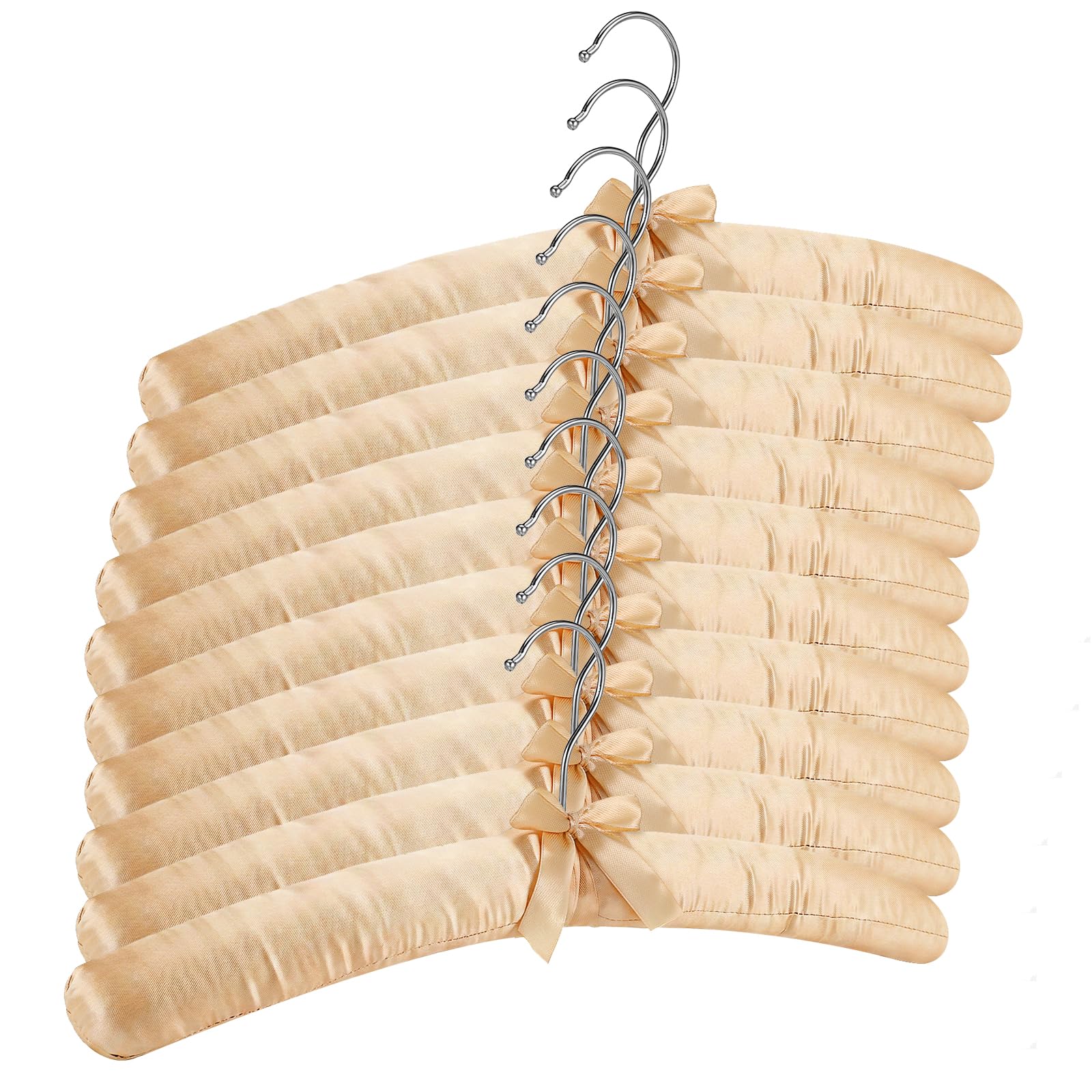 Photo 1 of Ubamdom 10 Pcs Cushioned Clothes Hangers