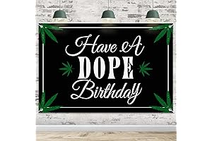 HAMIGAR 6x4ft Have A Dope Birthday Banner Backdrop
