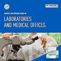 Vista 7 de Kimtech 34120 KIMWIPES Limpiaparabrisas delicados, 1 capa, 4 25 x 8 25, 280caja, 30 cajascartón