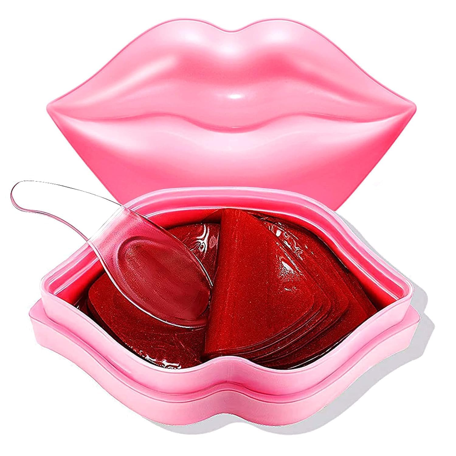 Hydrating Lip Mask,Lip Sleep Mask 20 Pcs Reduces Lines and Restores Moisture, Effectively Nourishes Skin, Gel Treatment Plumping ​Care Products-picture-12