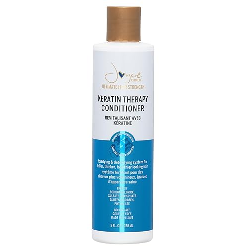 Joyce Giraud Ultimate Hair Strength - Acondicionador de terapia de queratina con cinatina y aceites Pure4, 8 onzas