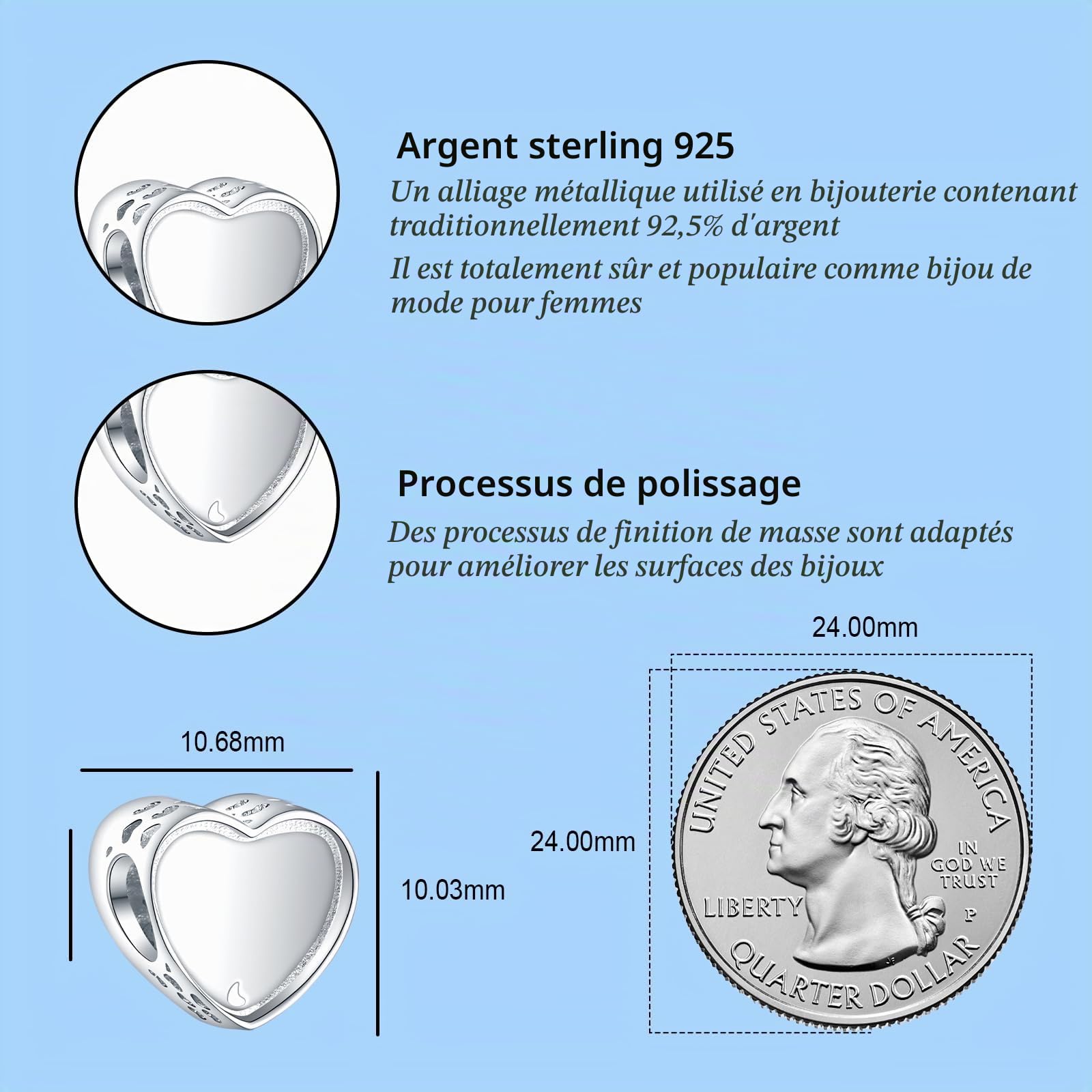 Annmors Personnalisé Photo Charme 925 Argent Sterling Famille Maman SœUr Fille Tortue Empreintes Amour CœUr Chanceux Carré Rond Pendentifs Ajuster Bracelets/Collier Perle Bijoux Pour Les Femmes