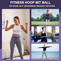 Sonkoloro Smart Hoop Fitness Karika Súlycsökkentéshez, Számláló és Masszázs Gombokkal 6
