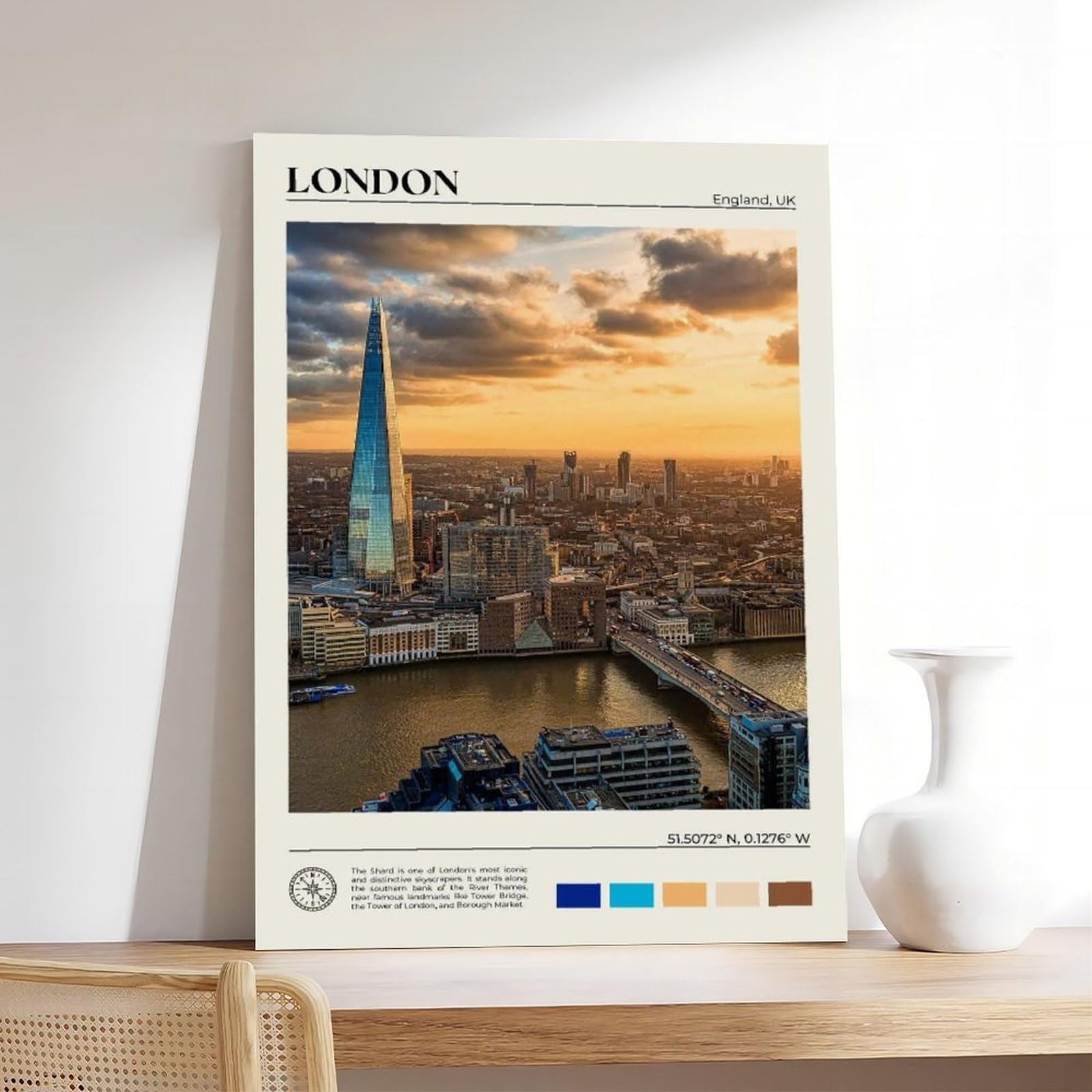 Kunstdruck auf Leinwand, echtes Foto, Poster für Schlafzimmer, Büro, Schlafzimmer, Geschenk, 61 cm L x 91,4 cm W
