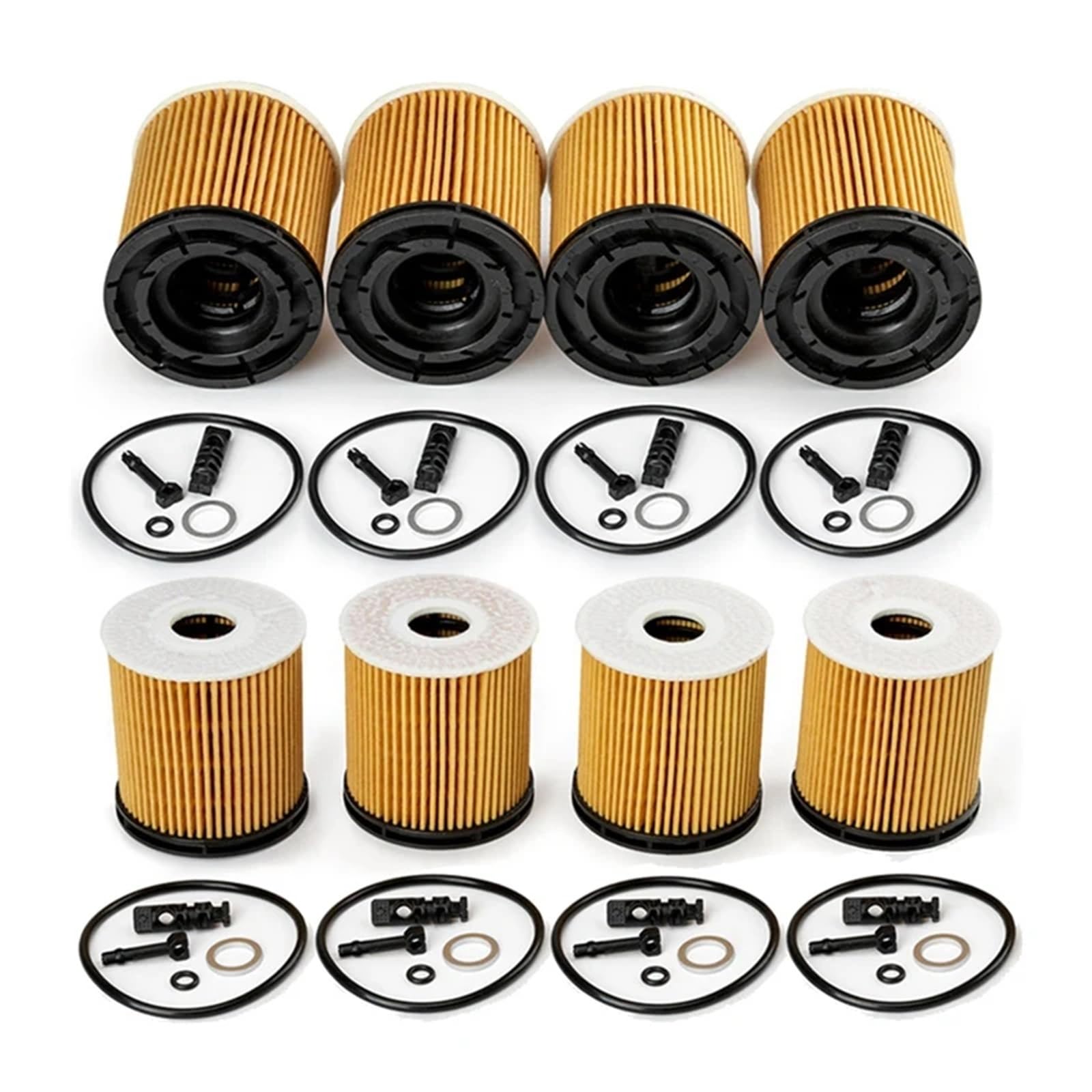 Filtre à huile moteur Ensemble de 8 filtres à huile avec joints pour Kia Rio 1,6 L et pour Hyundai Elantra remplacer