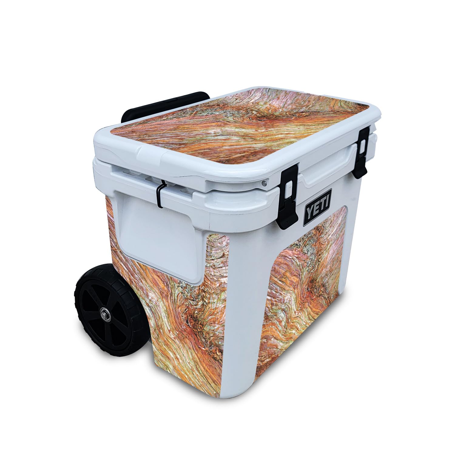 Skin Compatible with Yeti Roadie 32 Wheeled Cooler - Woodlands - Premium 3M Vinyl Protective Wrap Decal Cover - Easy to Apply | Crafted in The USA by MightySkins
