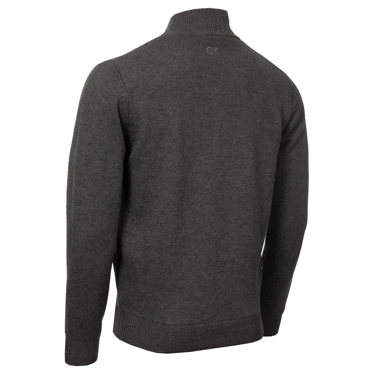 Calvin Klein Hombre Rapid 1/2 Zip Durable Suéter Suave Rayado