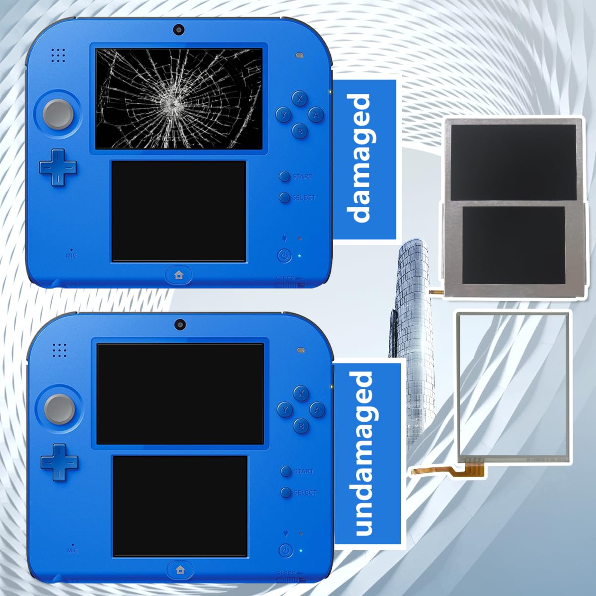 ニンテンドー3DS/2DS compensation 2 pcs NEW F1 F2 Fuses For Nintendo New 3DS/2DS/DSI/XL/LL