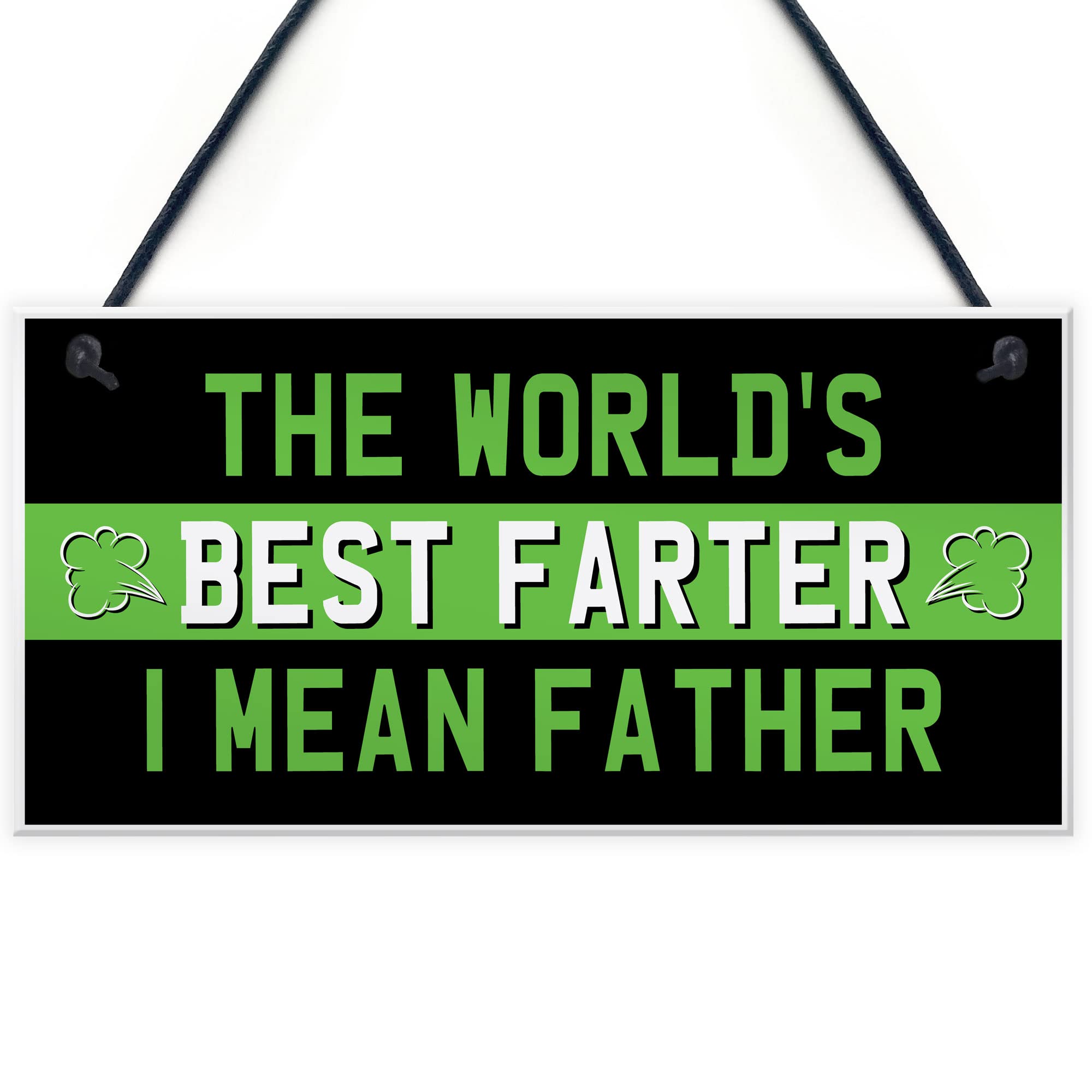 Red Ocean Funny Joke Humour Fathers Day Gift BEST FARTER Novelty Gift For Dad Daddy Birthday Gift For Dad Gifts For Him Dad Daughter Gifts