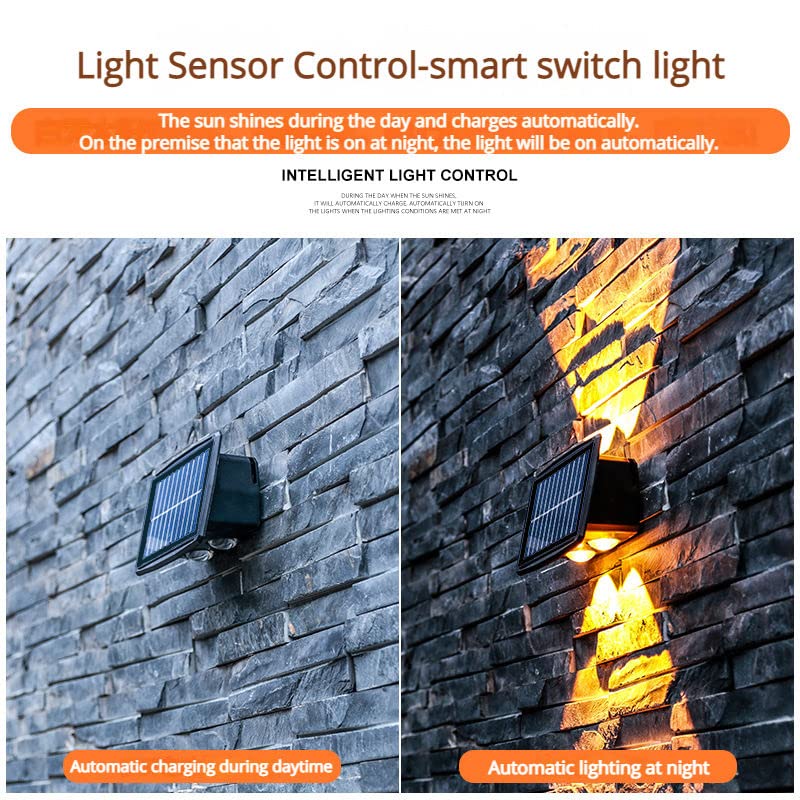 BrizLabs Luci Solari Esterni Giardino, 12 Pezzi Luce Solare Per Scale Lampade Da Recinzioni - Foto 11