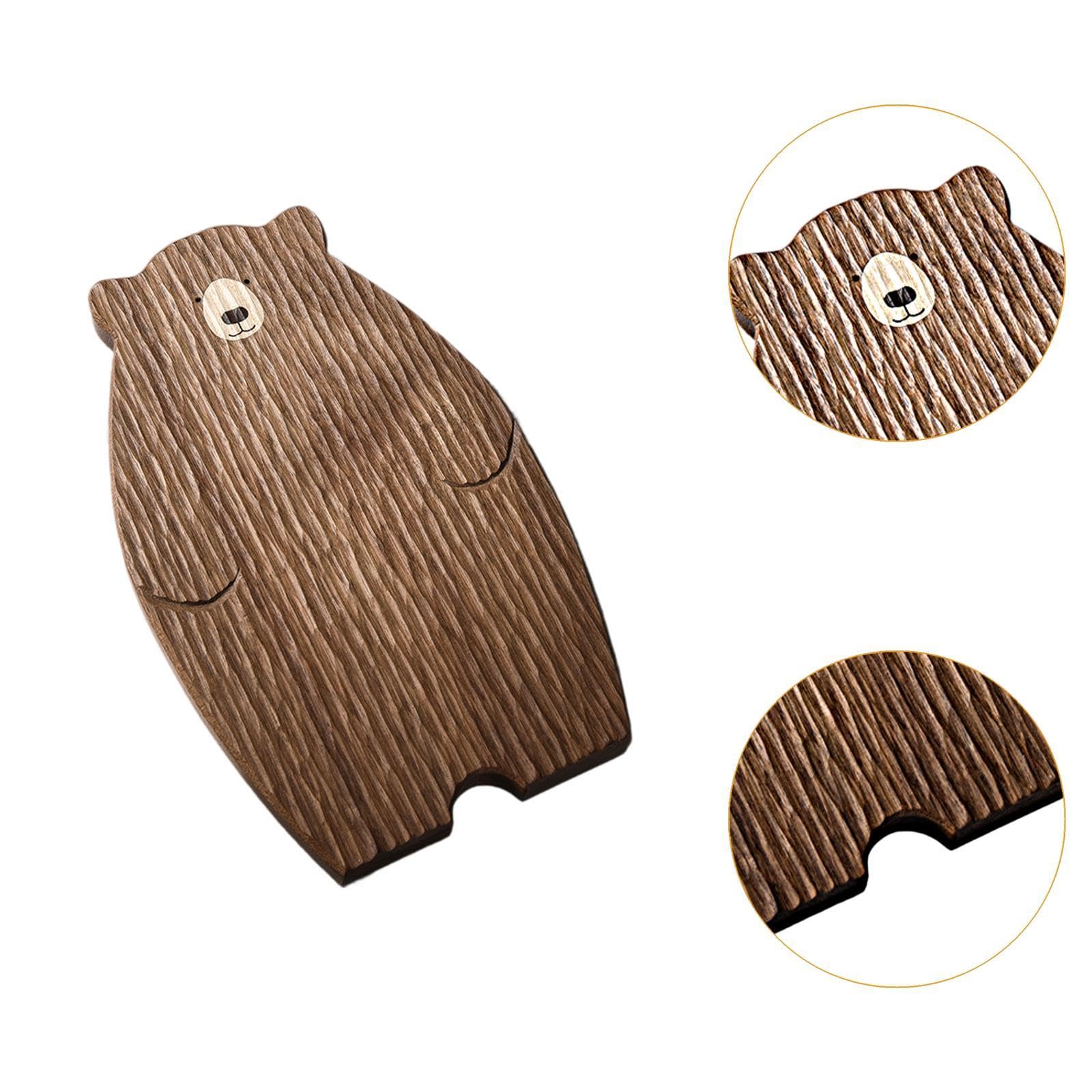 Vassoio Da Portata in Legno a Forma di Orsetto, Carino, Facile Da Pulire E Robusto, Ideale per Matrimoni, Feste di Compleanno, Papà Orso