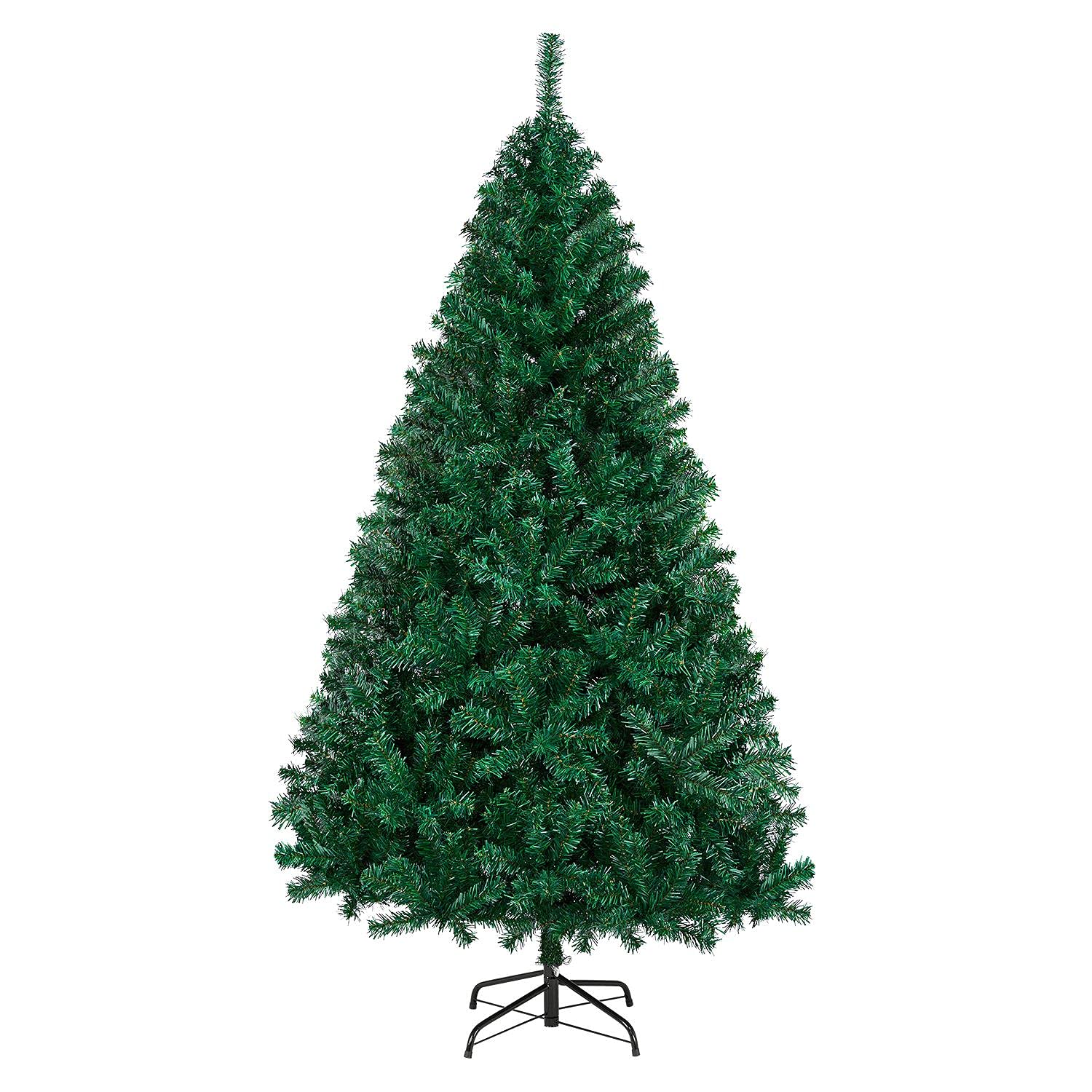Yaheetech 183 cm Künstlicher Weihnachtsbaum Tannenbaum Christbaum, Grün