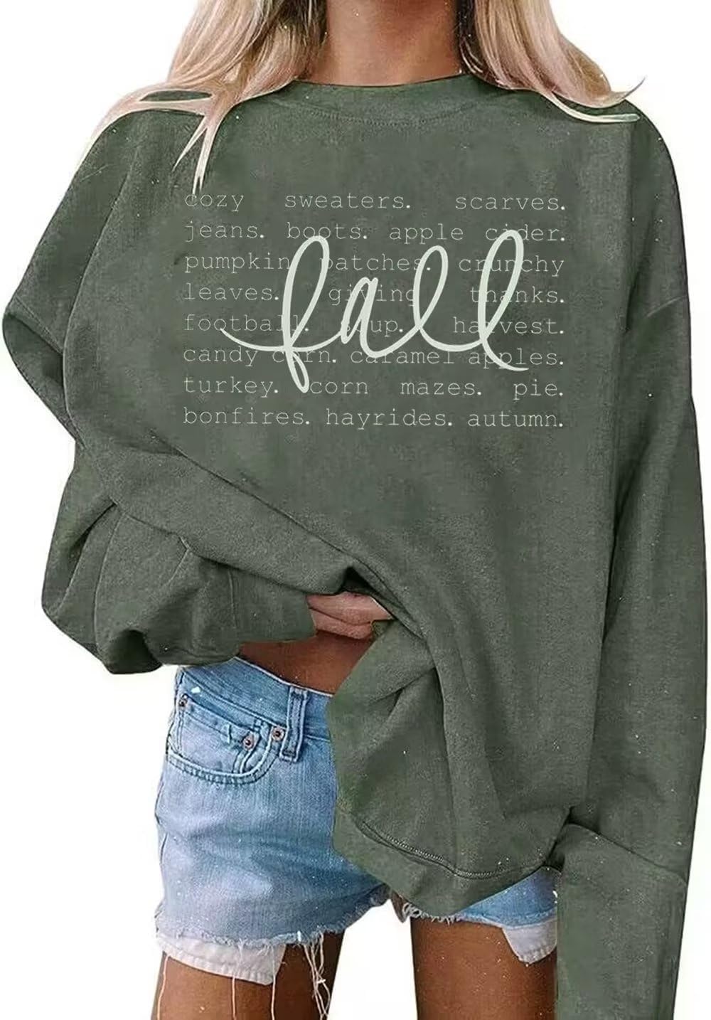 Review of Fall Sweatshirt for Women: Perfect Autumn Graphic Pullover!
