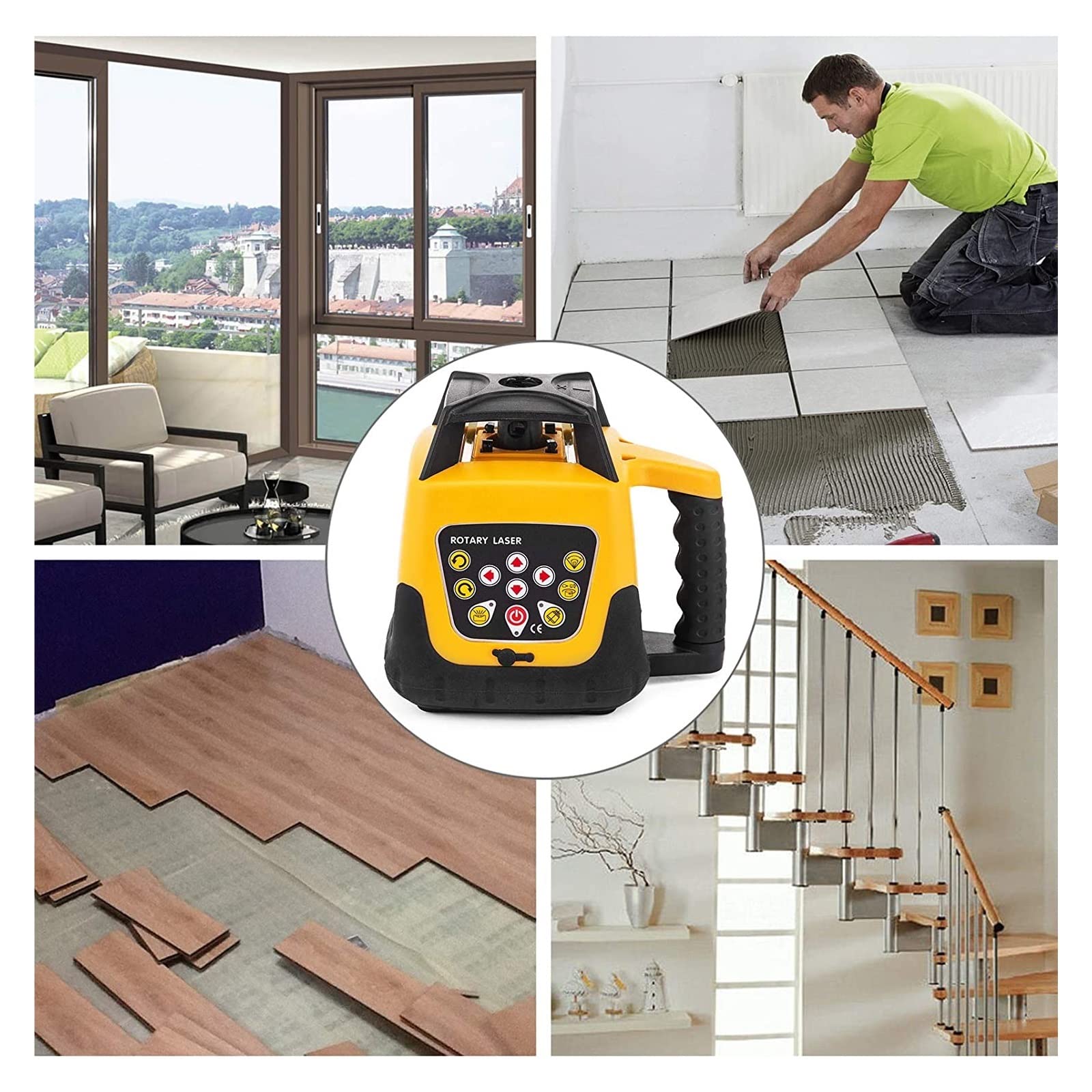 Amazon.co.jp: 360 回転式レーザーレベルセルフレベリング 500
