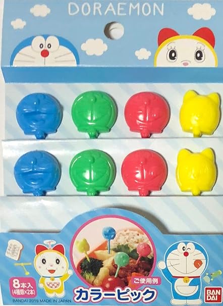 Amazon ドラえもん フード フルーツ カクテルピック 4パターン 8枚 弁当パーティー ダイカット Torune カクテルピック オードブルピン 通販