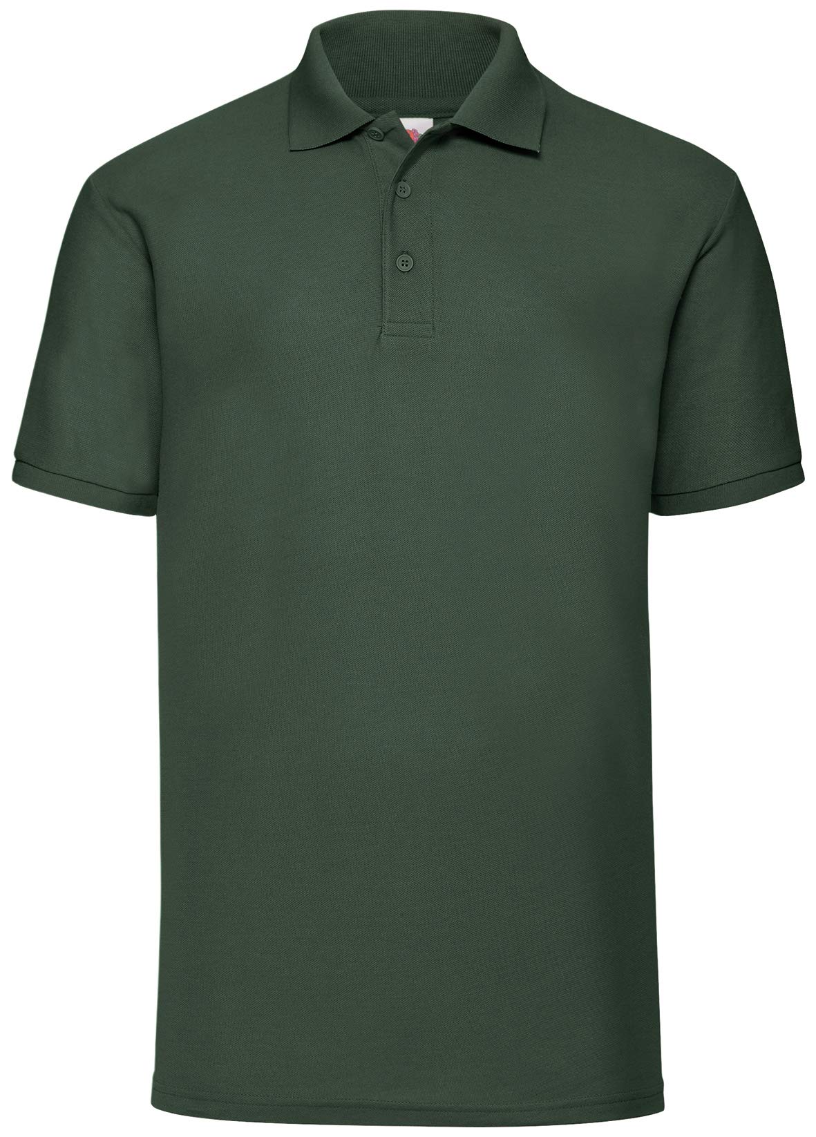 Fruit of the Loom - Short Sleeve Polo Shirt - Men, bottle green, 3XL