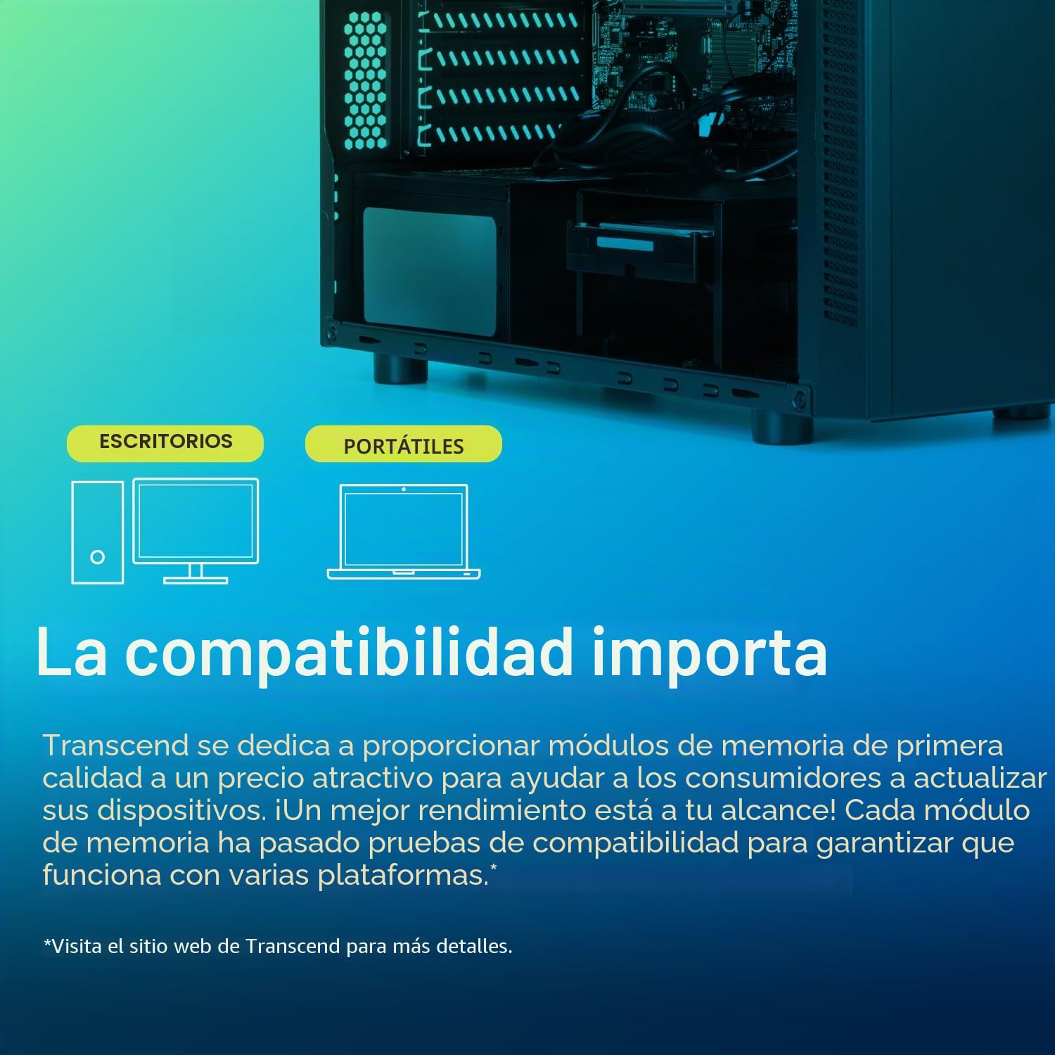 Transcend 32 GB JM3200HSE-32 Módulo de Memoria JM DDR4, 3200 MT/s, SO-DIMM