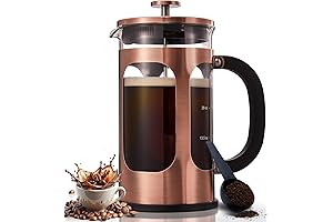 Starbucks Coffee Maker: 34 Ounce French Press with Heat Resistant Borosilicate Glass