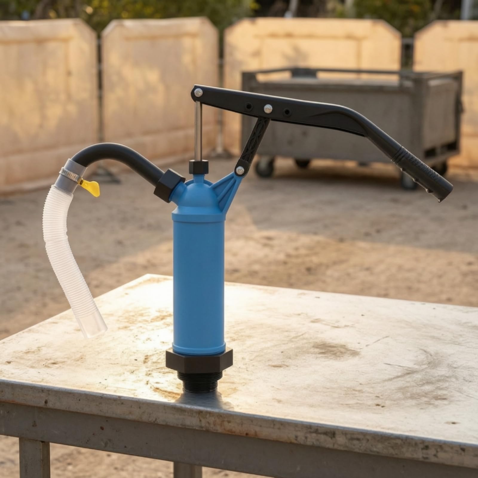 Pompa per Fusti Resistente | Manuale, Telescopico, Pompa per Travaso Liquidi, Officina, Meccanici